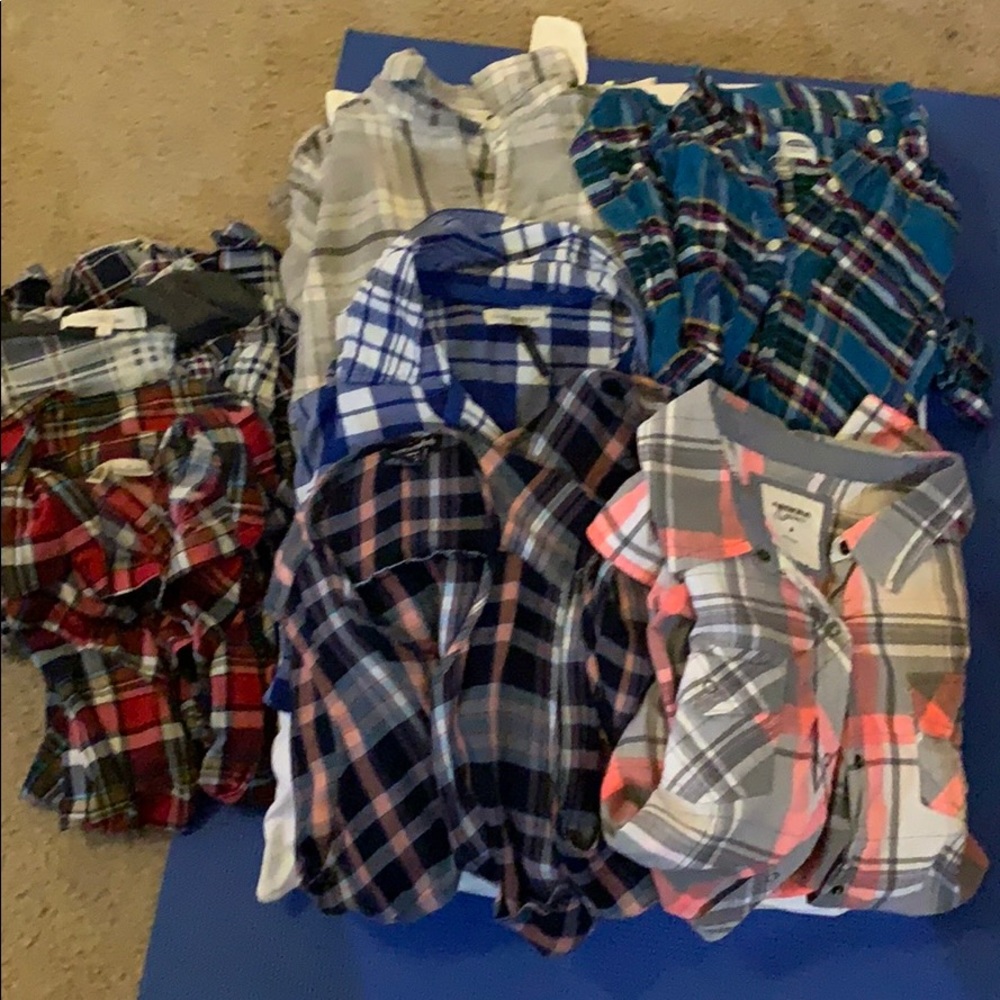 Collection of flannels